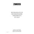 ZANUSSI ZC282R Owners Manual ZANUSSI ZC282R Owners Manual