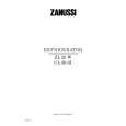 ZANUSSI ZL25W Owners Manual