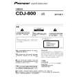 PIONEER CDJ-800/WAXJ Owners Manual
