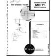 MCINTOSH MR71 Instrukcja Serwisowa