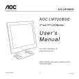 AOC LM720BGE Owners Manual