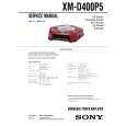 SONY XMD400P5 Instrukcja Serwisowa