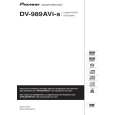 PIONEER DV-989AVI-S/YXJRE5 Instrukcja Obsługi