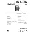 SONY WMFX121V Instrukcja Serwisowa