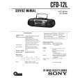 SONY CFD-12L Manual de Servicio