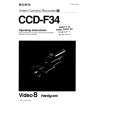 SONY CCD-F34 Instrukcja Obsługi