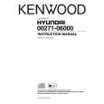KENWOOD 00271-06000 Owners Manual