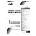 JVC HR-E939EG Owners Manual
