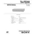 SONY TA-FE200 Service Manual