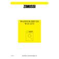 ZANUSSI WJS1272 Owners Manual