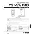 YAMAHA YST-SW1500 Manual de Servicio