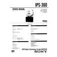 SONY IPS360 Instrukcja Serwisowa