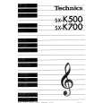 TECHNICS SX-K700 Owners Manual