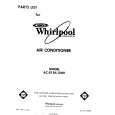 WHIRLPOOL ACE184XM0 Parts Catalog