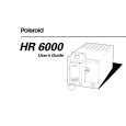 POLAROID HR6000 Podręcznik Użytkownika