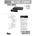 SONY RMX2001/VF Service Manual