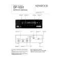 KENWOOD DP-1001 Instrukcja Serwisowa