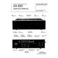 KENWOOD KA892 Instrukcja Serwisowa