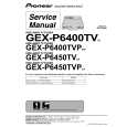 PIONEER GEX-P6400TV Service Manual