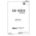 NIKON SB-50DX Parts Catalog