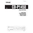 TEAC CD-P1450 Owners Manual