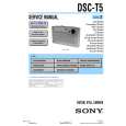 SONY DSC-T5 LEVEL2 Manual de Servicio