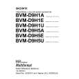 SONY BVM-D9H5A Service Manual