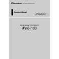 PIONEER AVIC-HD3/RE Instrukcja Obsługi