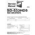 PIONEER SD-533HD5/KUXC/CA Manual de Servicio