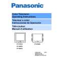 PANASONIC CT36E33 Manual de Usuario