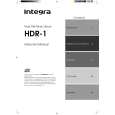 ONKYO HDR-1 Owners Manual