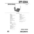 SONY SPPSS964 Service Manual