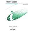 TRICITY BENDIX TBS734WH1 Owners Manual