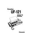 PANASONIC UF121 Owners Manual