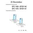ELECTROLUX EFC1426X/S Owners Manual