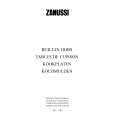 ZANUSSI ZAF40EW/1 Owners Manual
