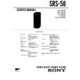 SONY SRS58 Service Manual