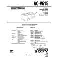 SONY AC-V615 Service Manual