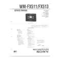 SONY WMFX513 Instrukcja Serwisowa