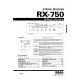 YAMAHA RX750 Service Manual