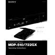 SONY MDP-722GX Owners Manual
