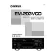 YAMAHA EM-203VCD Owners Manual