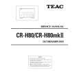 TEAC CR-H80 Instrukcja Serwisowa