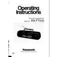 PANASONIC RX-FT510 Instrukcja Obsługi