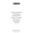 ZANUSSI ZOU654FTX Owners Manual
