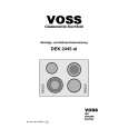 VOSS-ELECTROLUX DEK2445-AL Owners Manual