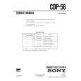 SONY CDP56 Manual de Servicio
