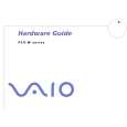 SONY PCV-W1/F VAIO Owners Manual