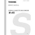 TOSHIBA W415 Service Manual