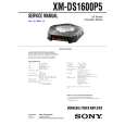 SONY XM-DS1600P5 Instrukcja Serwisowa